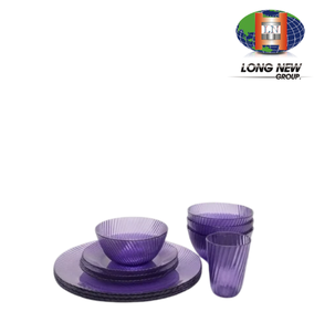 ชามพลาสติก PET สีสันสดใส LONGNEW OEM ไม่แตกหัก ชามซ้อนกันได้ สำหรับร้านอาหาร บ้าน และครัว  รับผลิตตามสีและขนาดที่ต้องการ - Product Image 1