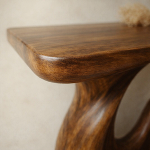 Modern Handmade Solid Wood <b>Console</b> Table with Antique Appearance for Apartment Entryway Home Decor - Product Image 4