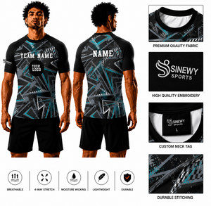 เสื้อรัดกล้ามเนื้อสำหรับชกมวยแบบซับลิเมชั่นสั่งทำพิเศษจาก SINEWY SPORTS สำหรับผู้ชาย ระบายอากาศได้ดี น้ำหนักเบา ซับเหงื่อได้ดี ผลิตจากผ้าโพลีเอสเตอร์ 100% - Product Image 1