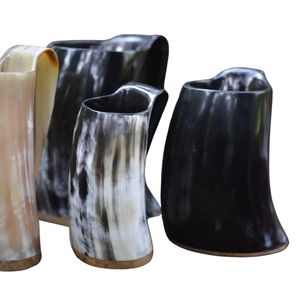 แก้วน้ำเขาควายสไตล์ไวกิ้งทำมือ - ของขวัญแท้และไม่เหมือนใคร ทำจากเขาควายแท้ แก้วน้ำเขาควาย - Product Image 1