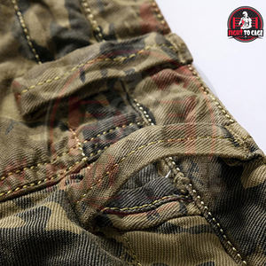 Pantalones cortos cargo para hombre, duraderos, que absorben la humedad, de la mejor calidad, con estampado por sublimación, ligeros, con bolsillos tipo cargo y diseño de camuflaje. - Product Image 2