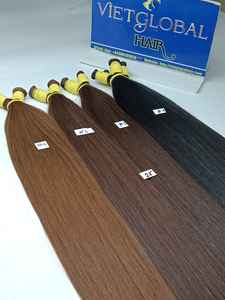 100% precio al por mayor cabello humano crudo nuevos productos de alta calidad a granel cabello liso natural - Product Image 6