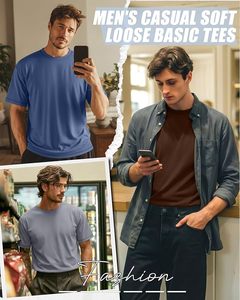 เสื้อยืดผู้ชายดีไซน์ใหม่ ผ้าฝ้ายใส่ได้ทุกวัน ดีไซน์เรียบง่าย ระบายอากาศได้ดี สวมใส่สบาย น้ำหนักเบา เหมาะสำหรับใส่ลำลองในฤดูร้อน จากผู้ผลิต - Product Image 5