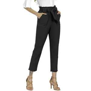 High Quality Fashionable Elastic Waist Spring Office <b>Overalls</b> Women's Casual Pants Fleece <b>Waterproof</b> Customizable - Product Image 4