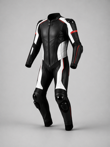 Black <b>Summer</b> Biker Moto Leather <b>Motorcycle</b> Racing Suit <b>Jacket</b> Trousers Set Breathable Waterproof Windproof Custom Logo Plus Size - Product Image 1