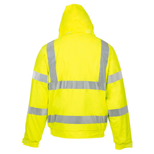 Mens Reflective <b>Utility</b> Safety Jacket Professional Workwear Garment For Outdoor Industrial Job Applications - Product Image 6