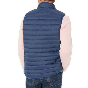 2026 Factory Best Sale Attractive Winter Sleeveless Puffer Jacket <b>Vest</b> Waterproof Hooded Collar Pocket Sheep Skin High Street - Product Image 2