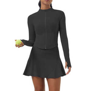 Seragam Tenis Wanita Profesional Custom Teamwear Cepat Kering Bernapas Kaos Olahraga Untuk Luar Ruangan Seragam Tenis Wanita Baru - Product Image 2
