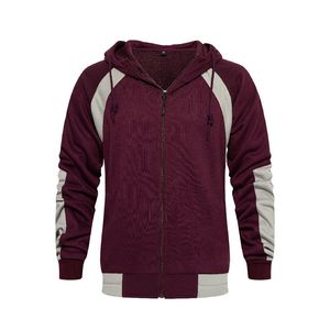 Conjunto Deportivo para Hombre con Cierre, Sudadera con Bloques de Color y Pantalones Jogger, 2 Piezas, Ropa Deportiva de Felpa Francesa Gruesa - Product Image 6