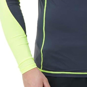 Streetwear Trendy Men Compression Shirt Solid Color Adult Size Slim Fit Breathable Gym Workout Fitness Activewear - Product Image 6