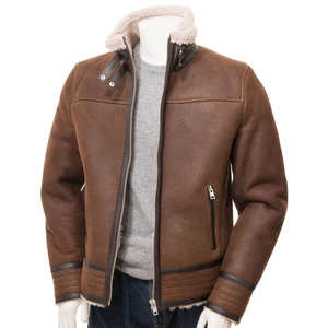 Chaqueta de Cuero para Hombre, Estilo Urbano, 100% de Alta Calidad, con Cierre, Ligera y Transpirable, para Invierno - Product Image 3