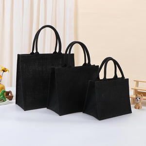 Eco Friendly Green Fiber Jute Promotional Tote <b>Bag</b> Durable Reusable Shopping <b>Bag</b> for Branding and Advertising - Product Image 3