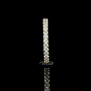 Vente en gros de bagues de fiançailles personnalisées certifiées IGI avec diamant rond de 1,5 carat, ensemble de bagues de mariée en or jaune massif à trois pierres - Product Image 4