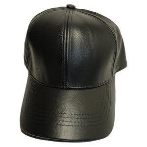 Casquette de baseball en cuir véritable de haute qualité, produit le plus vendu, nouveau design, casquettes de baseball en cuir sur mesure - Product Image 2