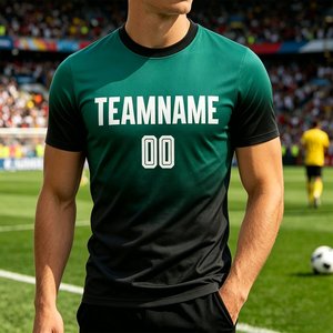 Ensemble de maillot de football pour hommes à texture mélangée, maillot et short de sport élégants, tenue d'équipe athlétique performante - Product Image 5
