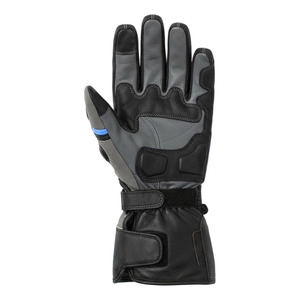 Racing <b>Gloves</b> Full Finger Cowhide Leather Non Slip Hook And Loop Closure For <b>Men</b> Outdoor Riding - Product Image 3