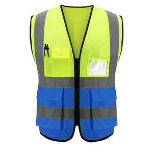 Gilet de sécurité haute visibilité respirant ANSI Classe 2 pour les intervenants d'urgence et le personnel, imperméable, logo personnalisé, réglable - Product Image 1