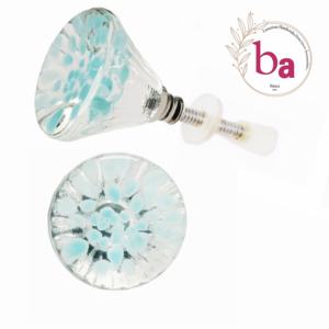 Tiradores en espiral de cristal decorativos industriales, tiradores de manija de armario de cajón para armario, cocina, dormitorio, sala de Estar, comedor - Product Image 1