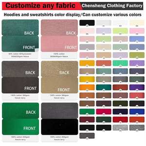 เสื้อฮู้ดดี้ผ้าฟลีซหนานุ่มพิเศษ 100% โมดอล สำหรับผู้ชาย น้ำหนัก 430gsm/550gsm สไตล์วินเทจ พิมพ์ลายดิจิตอล ปักลาย  แบบสองด้าน - Product Image 5