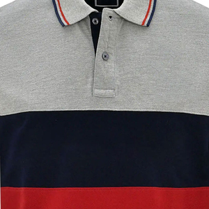 Polos de golf en coton de haute qualité avec logo personnalisé, t-shirt oversize à manches courtes, couleur unie, polos en tricot vierges pour hommes - Product Image 6