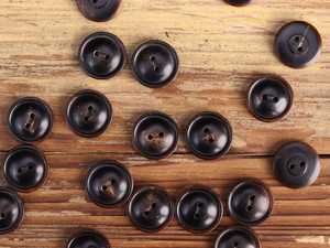 Buffalo Horn Handmade Rustic Round <b>Toggle</b> <b>Buttons</b> Horn Circle Shape Polished Antique Imitation Buffalo Horn - Product Image 6