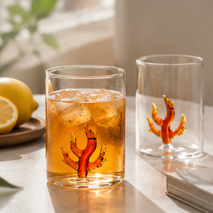 Handmade Borosilicate 330ml Clear Drinking <b>Tumblers</b> Lead-Free <b>Whisky</b> Water Juice Glasses Reusable Bulk - Product Image 6