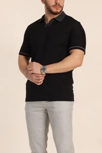 Nouvelles Chemises Premium pour Hommes – Logo Personnalisé, Design Vierge sur le Devant, Polyester/Coton de Haute Qualité, Manches Courtes – Prix Compétitif - Product Image 2