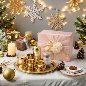 ชุดของขวัญถาดทองเหลืองแกะสลักพิมพ์ออฟเซ็ต ยามูนา พรีเมียม ดีไซน์ทนทาน |   ชุดของขวัญส่งเสริมการขายทางศาสนาอินเดียแบบดั้งเดิม ภาษาตัมมิล - Product Image 1