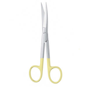 Ciseaux chirurgicaux de qualité supérieure à bord arrondi TC demi-or, ciseaux de pansement opératoire en acier inoxydable pour couper les points de suture - Product Image 6