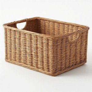 Strong Handmade Woven Seagrass <b>Basket</b> with Handles for Kitchen <b>Bathroom</b> & Living Room Storage-Durable Multifunction Design - Product Image 1