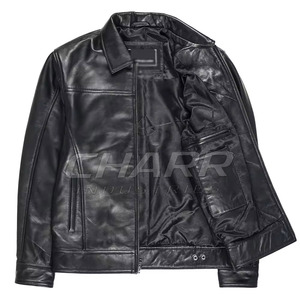 Breathable Winter Warm <b>Men</b> Leather <b>Jacket</b> <b>Casual</b> Wear <b>Men</b> Leather Winter <b>Jacket</b> In Reasonable Price - Product Image 3