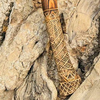 Hache Viking Style Héritage Nordique, Lame en Acier Carbone de Qualité Industrielle, Manche en Bois Sculpté, Design Traditionnel, Pour Survie et Abattage du Bois, Haute Qualité 4
