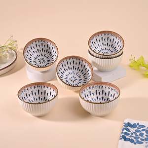 Ensemble de 6 bols en porcelaine bohème Monsoon Dreamscape, design minimaliste écologique, pour servir les pâtes, MOQ 5 pièces - Product Image 5