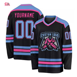 Best Selling Customized Men and Youth Ice Hockey Jersey Latest Style with OEM Team <b>Name</b> Design for Hockey Fans Custom - Product Image 6