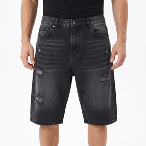 Men's <b>High</b> <b>Waisted</b> Ripped Denim Washed <b>Shorts</b> Casual Button Fly <b>Jeans</b> Denim <b>Shorts</b> Men Summer Fashion Denim <b>Shorts</b> Mens - Product Image 6