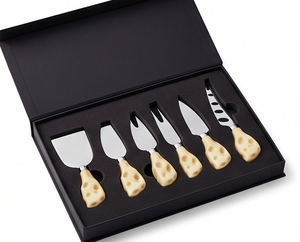 Stainless Steel <b>Cheese</b> <b>Knife</b> <b>Set</b> With <b>Cheese</b>-Shaped Handles Durable Dishwasher Safe For Kitchenware Dining Use And Hotel Use - Product Image 4