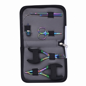 Juego completo de alicates para extensiones de cabello Micro Link, herramienta de crimpado para ajustar cuentas, removedor de anillos Nano, aplicador de gancho de bucle - Product Image 4