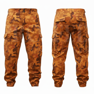 <b>Workwear</b> Premium Quality OEM ODM Camouflage Cargo Pants Custom Color Multi Pocket Outdoor Utility Trousers Comfortable Pants - Product Image 5