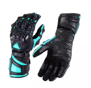 Gants de moto pour motocross, à doigts entiers, en PU, imperméables, antidérapants, avec fermeture éclair, protection UV, compatibles avec les écrans tactiles - Product Image 1