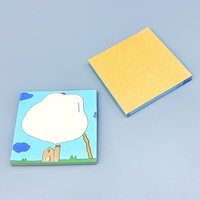 Vente en gros de blocs-notes de dessin animé mignon papeterie décorative notes autocollantes en carton kraft offset panneau duplex-pour la gestion des factures
