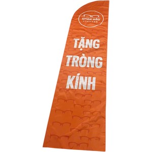 Drapeau plume personnalisé avec mât en aluminium, impression numérique sur polyester, bannière promotionnelle durable et portable pour événements sportifs - Product Image 3