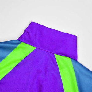 Trajes de jogging de nailon personalizados con cremallera reflectante, chándales al por mayor, cortavientos de poliéster, chándales de estilo urbano - Product Image 3