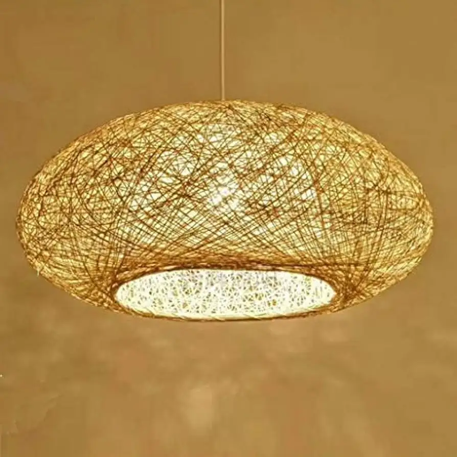 High-Grade Natural Rattan Lamp Hot Selling Made In INDIA Hanging Pendent Home decor Available at Lowest Cost