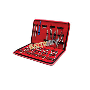 Kit de réparation orthopédique multifonctionnel Satinsky DS-561 pour écarteur de fil de Kirschner, 20 pièces, poignée miroir, prise ergonomique 11 - Product Image 3