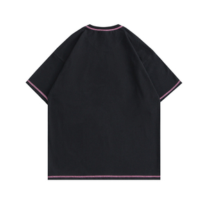 Camiseta Personalizada de Alta Calidad con Estampado Puff para Hombre, Cuello Redondo, Manga Corta, Corte Holgado, Ecológica, Transpirable, 100% Algodón - Product Image 2