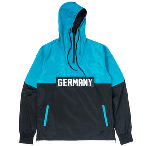 Custom Logo <b>Men's</b> <b>Pullover</b> Windbreaker <b>Jacket</b> Waterproof Anorak Lightweight Outdoor Sportswear Germany Hooded Windbreaker <b>Jacket</b> - Product Image 3