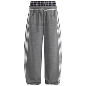 Pantalon de survêtement décontracté pour homme, coupe droite, léger, avec cordon de serrage, écologique, respirant, fabriqué au Pakistan, 100% coton de qualité supérieure - Product Image 1