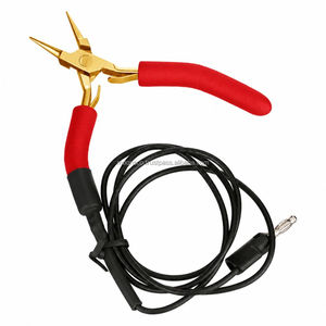 Black Glitter Handle/Gold High Quality Grounded <b>Needle</b> <b>Nose</b> <b>Pliers</b> Light Weight Smooth Work for Permanent Jewelry Making Tool - Product Image 3