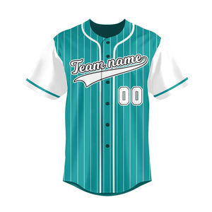 Maillot de baseball unisexe de haute qualité avec logo personnalisé imprimé, manches courtes, grandes tailles, vente en gros, prix abordable, vêtements de sport - Product Image 2