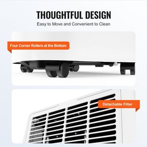 พัดลมลดความชื้นระบบ AC 3-in-1แบบพกพา12K BTU D0100HACAUG รุ่นเครื่องปรับอากาศอเนกประสงค์และมือถือ - Product Image 6